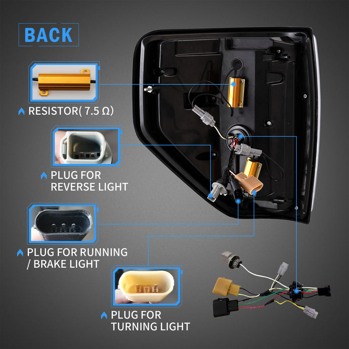 VLAND LED Head Lights and Tail Lights For Ford F150 Pickup 2009-2014 With DRL [DOT. SAE.]