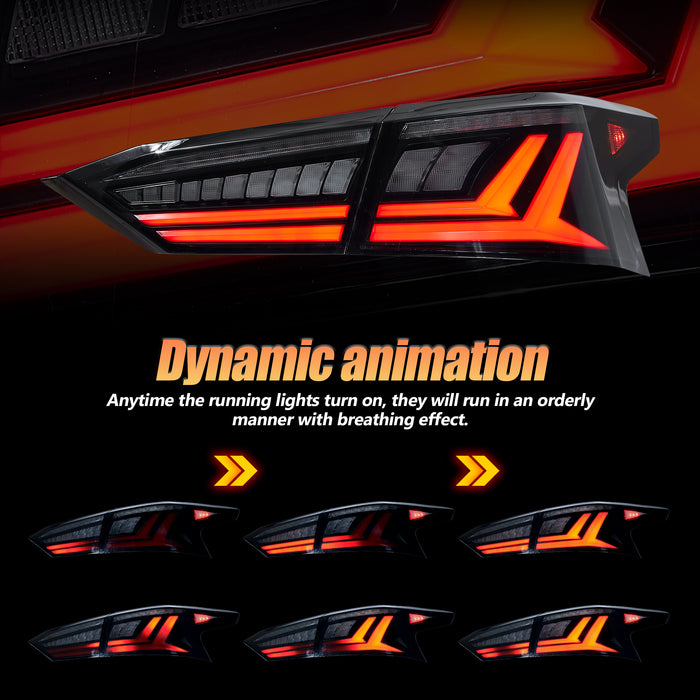 VLAND LED Tail Lights For Nissan Altima Teana 2019-2021 Rear Lamps