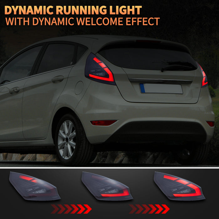 LED Taillights For Ford Fiesta Hatchback 2009-2017