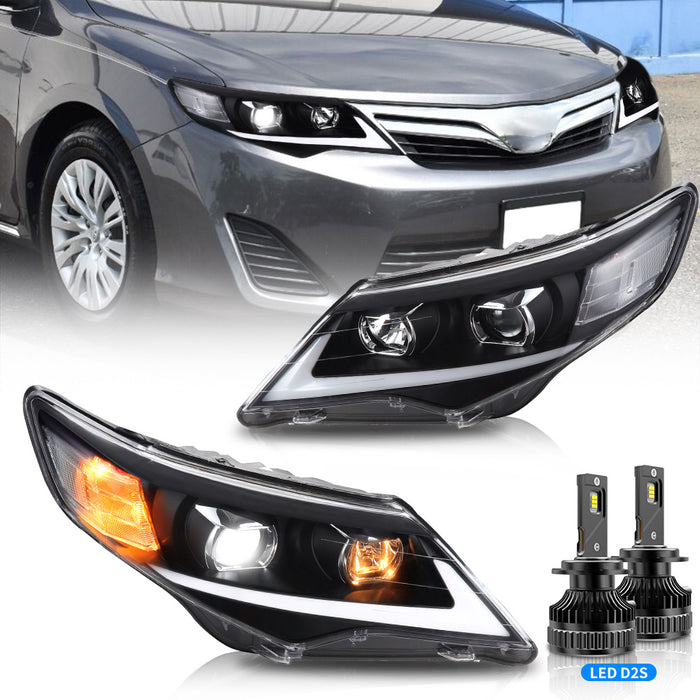 VLAND Projector Headlights For Toyota Camry XV50 2012-2014 [DOT.]