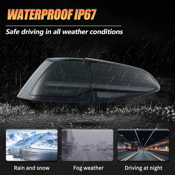 VLAND LED Tail lights Fit For Volkswagen Golf 7 MK7 MK7.5 2013-2020 Hatchback NOT FIT SPORTWAGEN