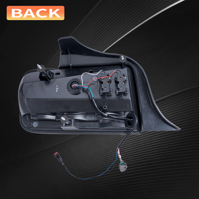 VLAND Full LED RGB Tail Lights For Ford Mustang 2005-2009 with Sequential Turn Signal