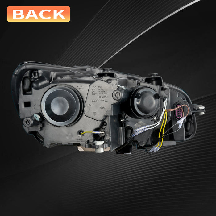 VLAND LED Projector Headlights For Volkswagen VW Passat 2011-2015 Halogen Model