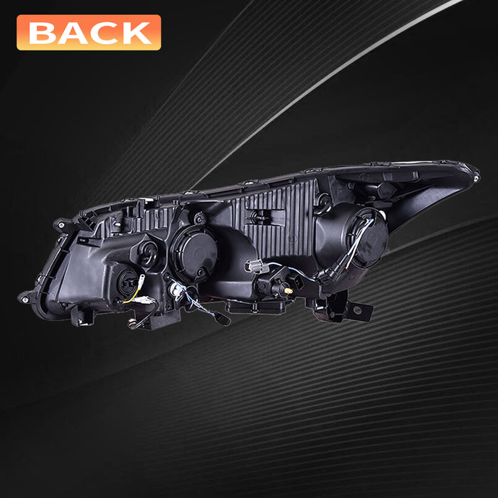 VLAND LED Headlights Honda Accord 2008-2012 8th Gen (NOT FOR 2-DOOR COUPE) With Blue Animation DRL