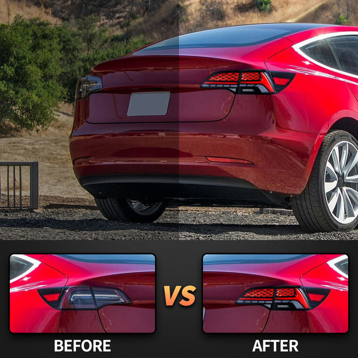 VLAND LED Taillights For Tesla Model 3 & Model Y 2017-2023 [DOT.]