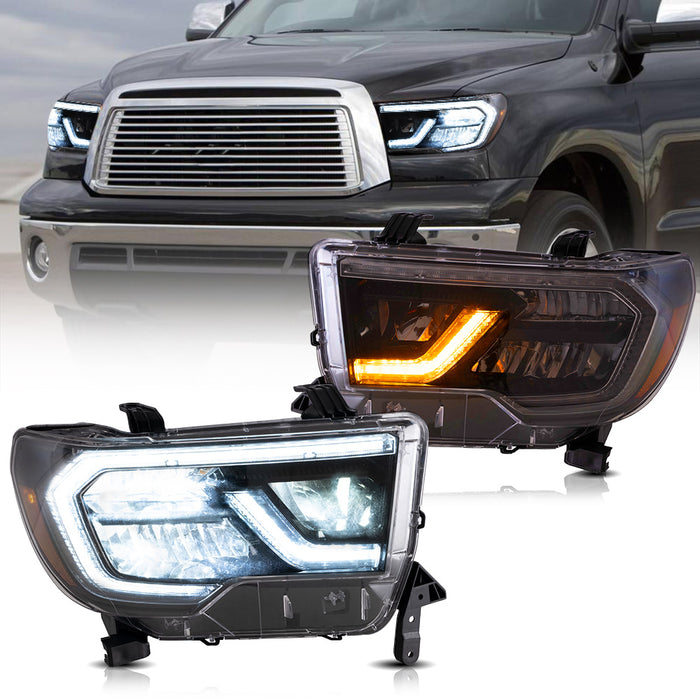 VLAND LED Headlights For Toyota Tundra 2007-2013 & Toyota Sequoia 2008-2020
