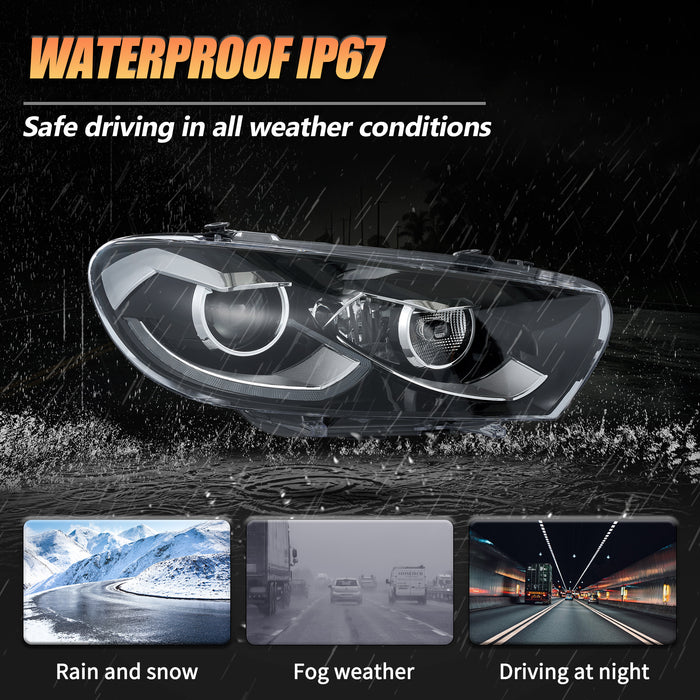 VLAND LED Head Lights For Volkswagen (VW) Scirocco 3rd Gen 2009-2014