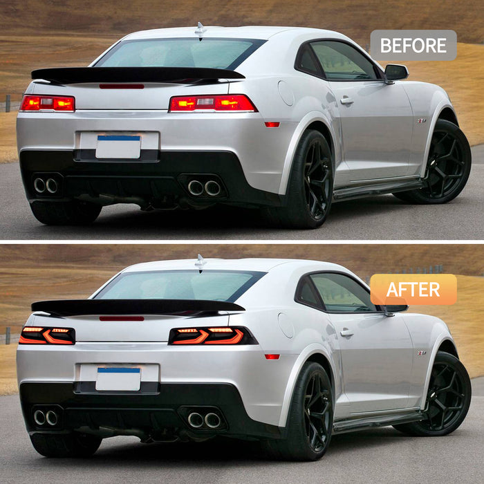 VLAND LED Tail Lights For Chevrolet Camaro 5th Gen Facelift 2014-2015 [DOT. SAE.]