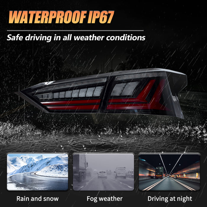 VLAND LED Tail Lights For Nissan Altima Teana 2019-2021 Rear Lamps