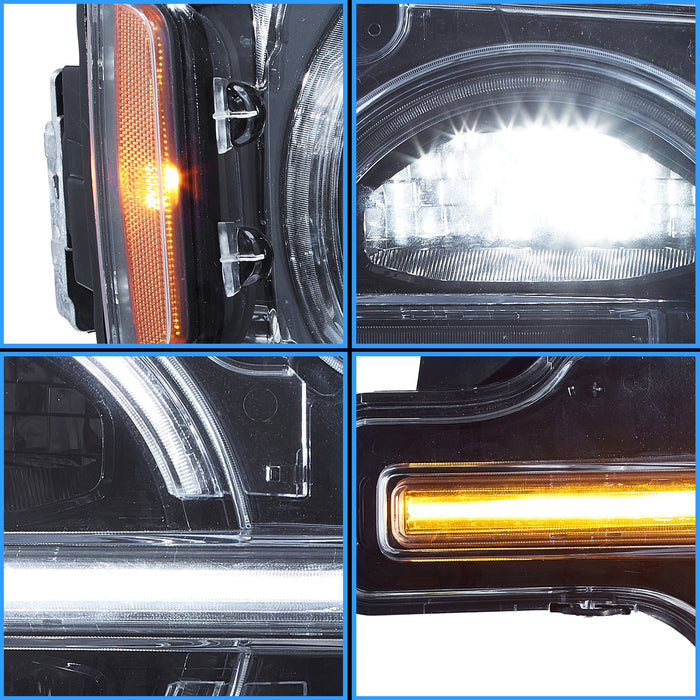 VLAND LED Headlights For Ford Bronco 2020-2024 [DOT.]