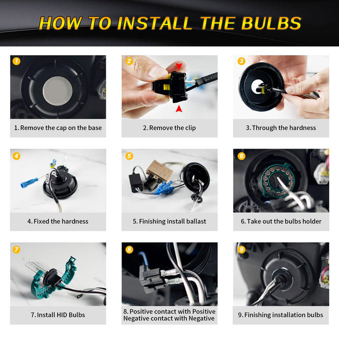 VLAND LED RGB Headlights and Taillights For Chevrolet Camaro 5th Gen Facelift 2014-2015 [DOT.]