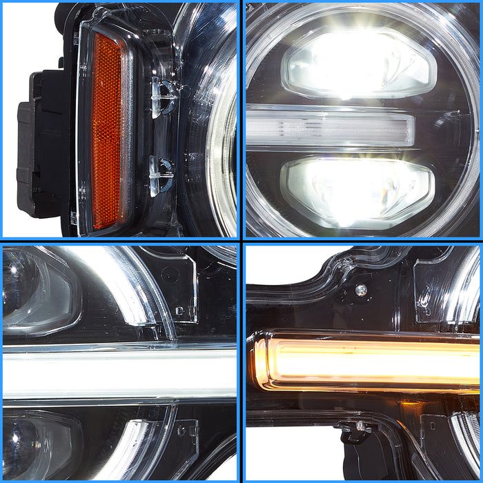 VLAND LED Head Lights For Ford Bronco 2020-2024