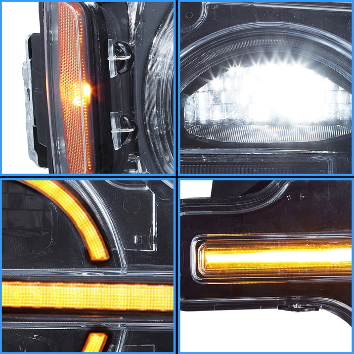 VLAND LED Headlights For Ford Bronco 2020-2024 [DOT.]