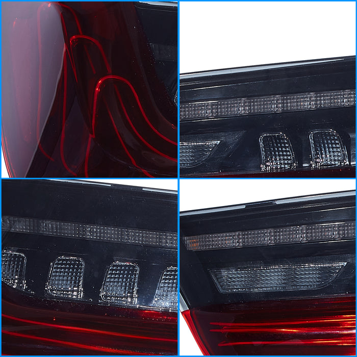 VLAND LED Laser Taillights For BMW 3-Series G20 2019-UP With Sequential Amber Turn Signals [E-MARK.]