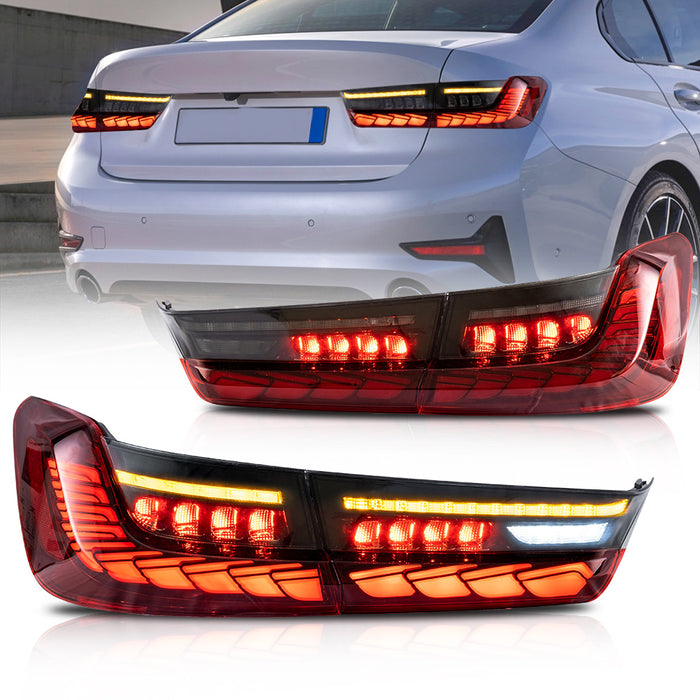 VLAND OLED Tail Lights For BMW 3-Series G20 Sedan 2019-2022 Seventh Generation with Start-up Animation [E-MARK]