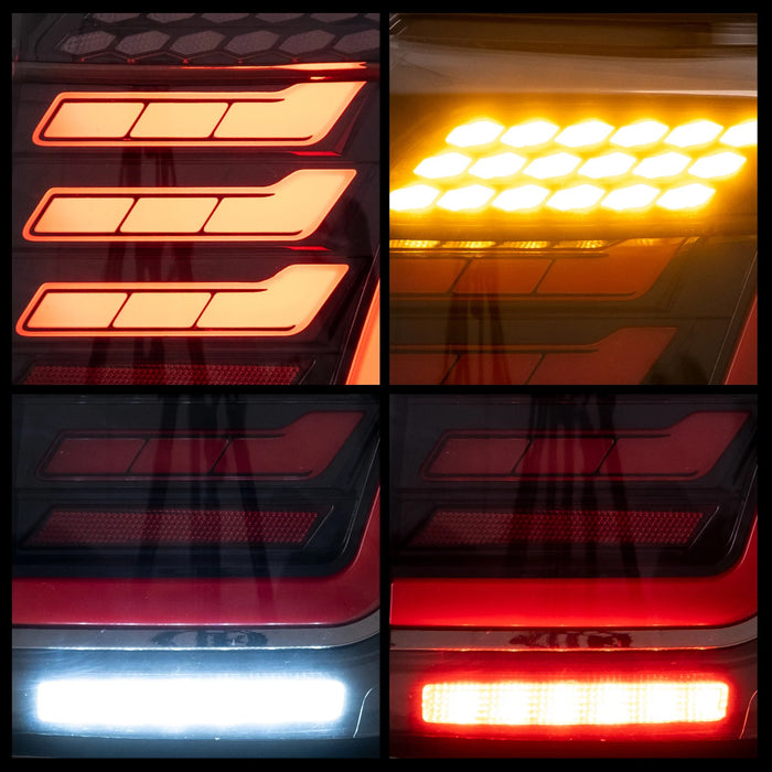 VLAND Full LED Tail Lights For Toyota 4Runner 2014-2021 w/Start Up Dynamic Animation [DOT.]