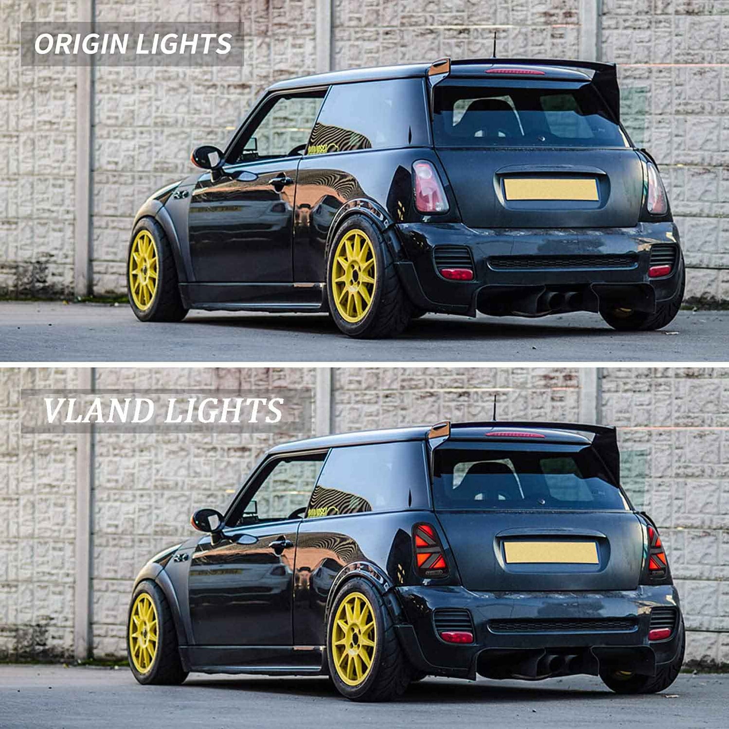 VLAND LED Tail Lights For BMW Mini Cooper [Mini Hatch/Cabrio] R50 R52 ...