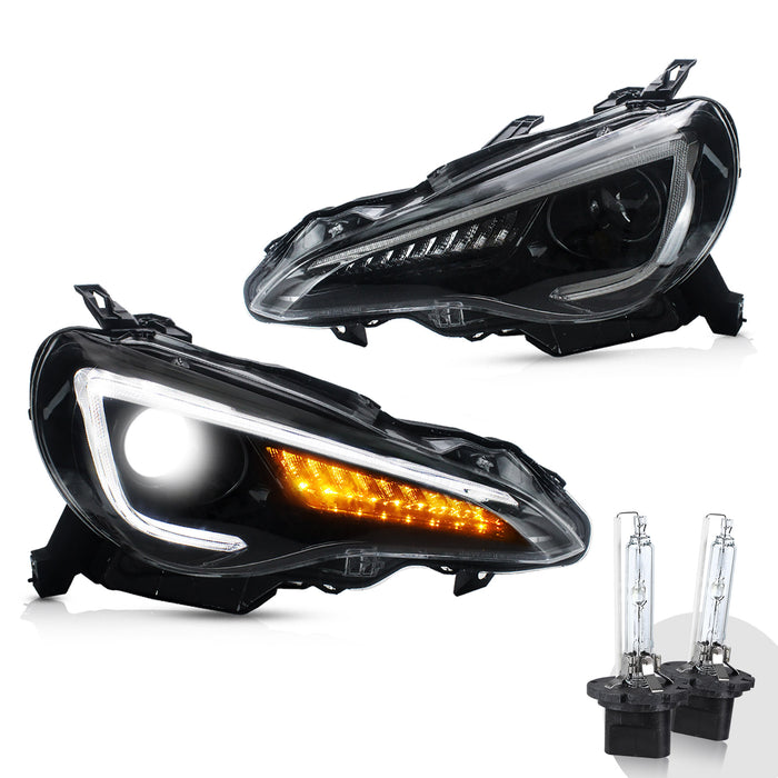 VLAND LED Headlights With D2H Bulbs For Toyota 86/Subaru BRZ/Scion FRS First Gen 2012-2020