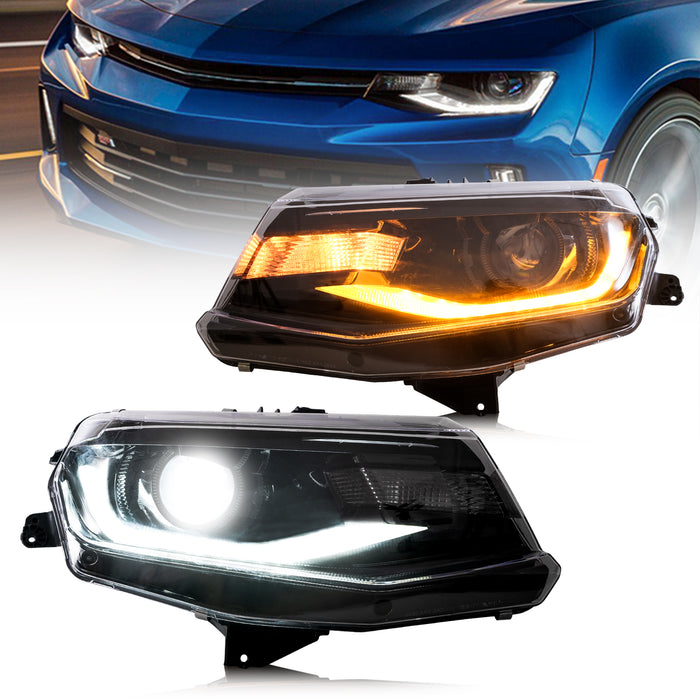 VLAND LED Headlights For Chevrolet / Chevy Camaro 2016-2018 [DOT.]