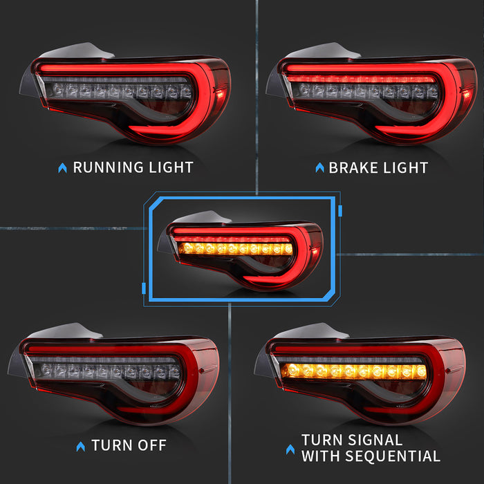 VLAND Headlights and Tail Lights For Toyota 86 GT86 Subaru BRZ Scion FRS 2012-2020