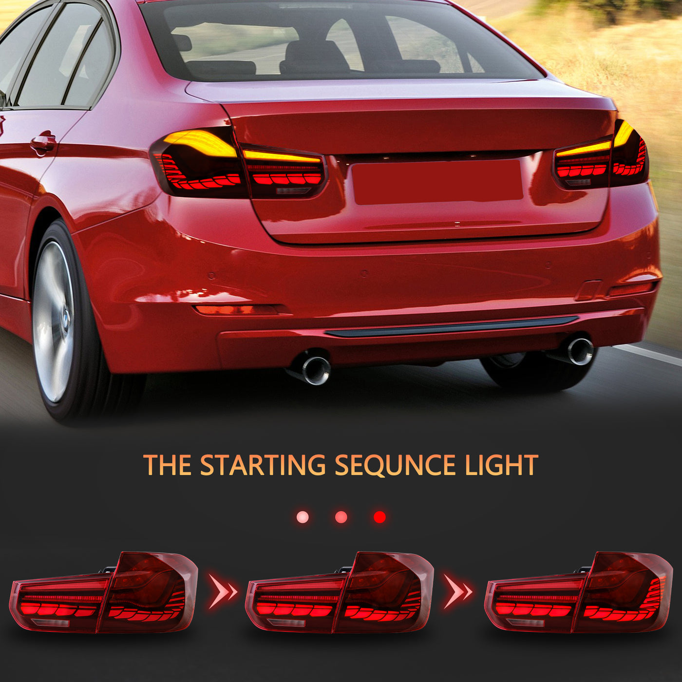 Rück- & Bremsleuchten fürs Auto VLAND Rücklicht für BMW 3-Series F30 F35 F80 Sed Rück- & Bremsleuchten fürs Auto VLAND Rücklicht für BMW 3-Series F30 F35 F80 Sed