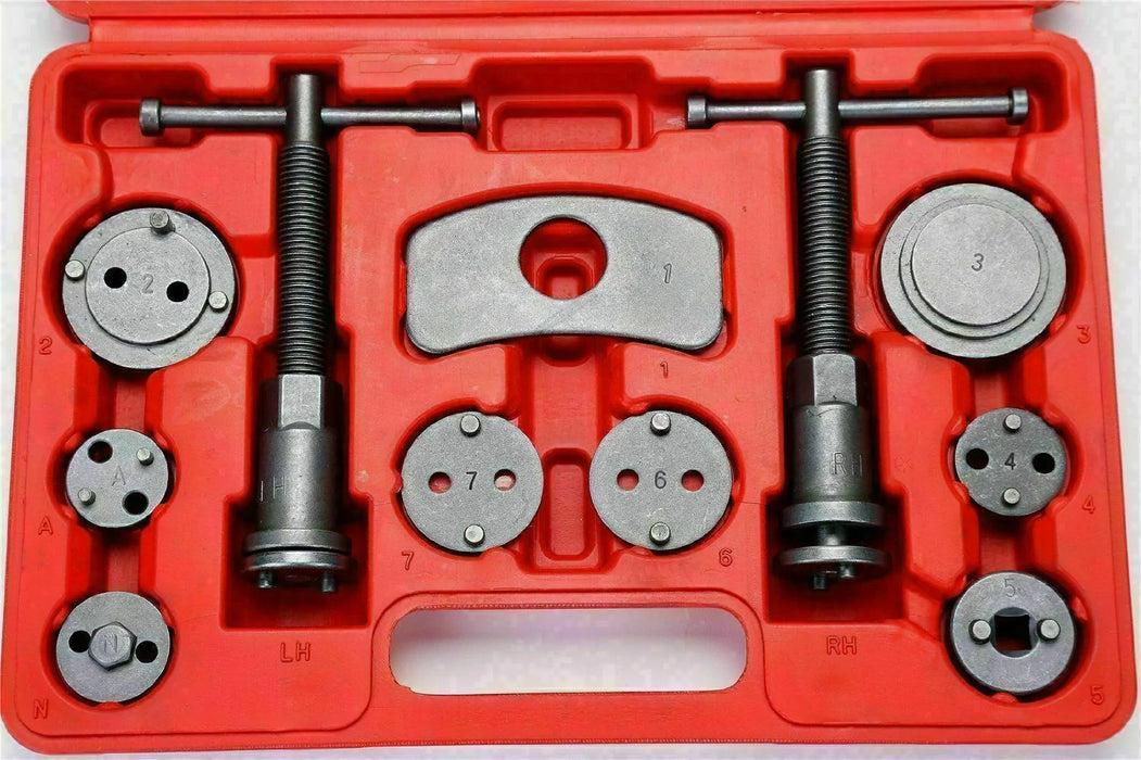 22Pcs/Set Universal Car Disc Brake Caliper Wind Back Tool Kit Piston Pad Compressor Rewind Tools
