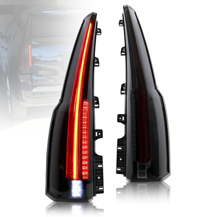 VLAND Full LED Tail Lights For Chevrolet(Chevy) Suburban/Tahoe 2015-2020 Red Turn Signal - VLAND VIP
