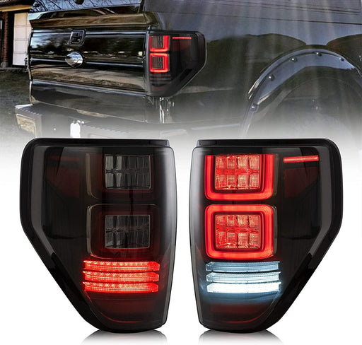VLAND Full LED Tail Lights For Ford F150 2009-2014 Amber/Red Turn Signal - VLAND VIP