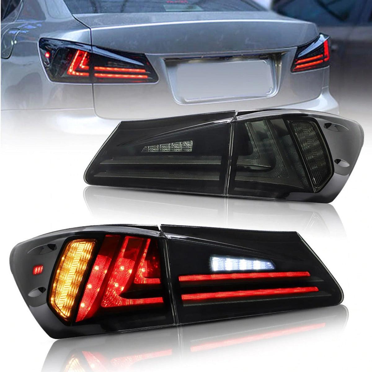 VLAND Full LED Tail Lights For Lexus IS250 IS350 2005-2013 ISF 