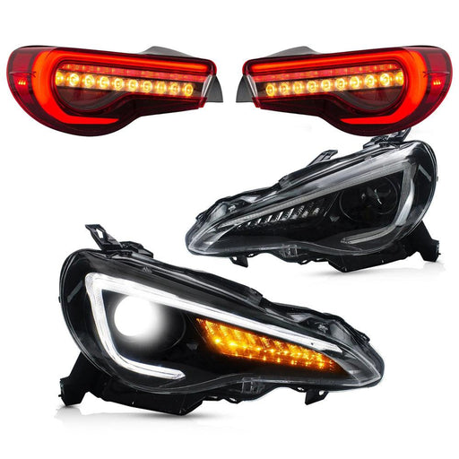 VLAND Headlights and Tail Lights For Toyota 86 GT86 Subaru BRZ Scion FRS 2012-2020.
