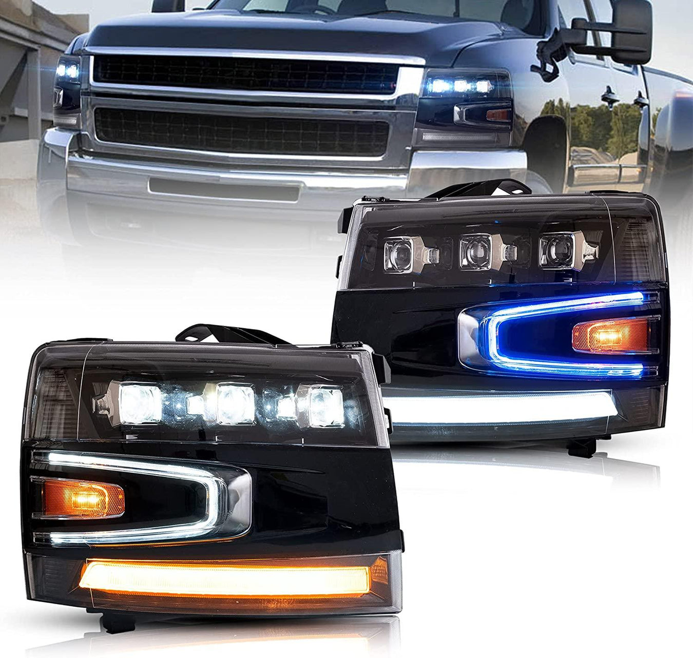Chevrolet Silverado (16-18) Headlights Taillights