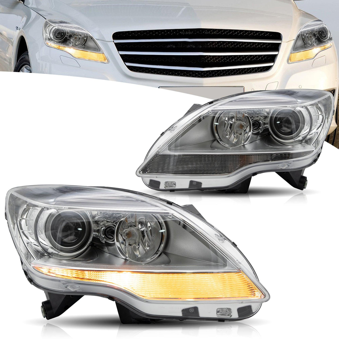 Mercedes Benz R-Class Headlights Tail Lights