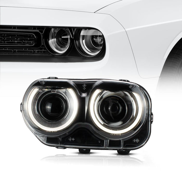 VLAND LED Halo Headlights For Dodge Challenger 2015-2020 - VLAND VIP