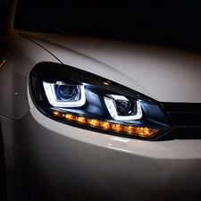 VLAND LED Headlights and Tail Lights Combo For Volkswagen Golf 6 MK6