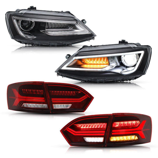 VLAND LED Headlights and Tail Lights Combo For Volkswagen Jetta MK6 2011-2018 - VLAND VIP