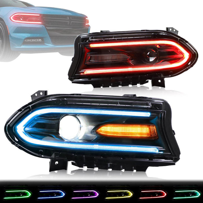 Headlights for Dodge Charger 2015-2020