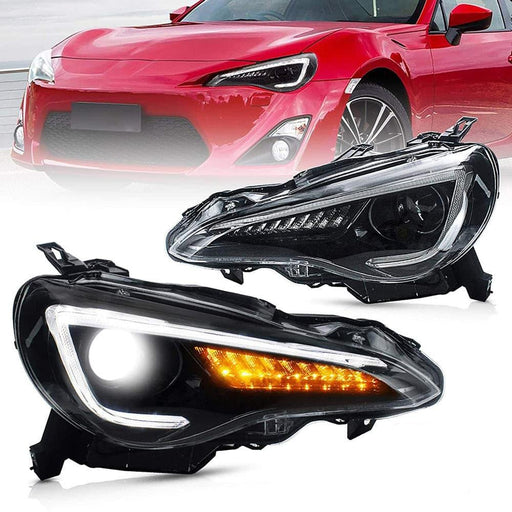 VLAND LED Dual Beam Headlights For Toyota 86/Subaru BRZ/Scion FRS 2012-2020-1