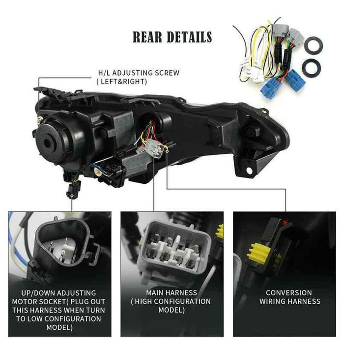 VLAND LED Dual Beam Headlights For Toyota 86/Subaru BRZ/Scion FRS 2012-2020-7
