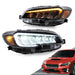 VLAND LED Reflection Bowl Headlights For Subaru WRX 2015-2021.
