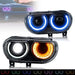 VLAND LED RGB Halo Headlights For Dodge Challenger 2008-2014 with Sequential - VLAND VIP