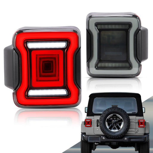 VLAND LED Tail Lights For Jeep Wrangler 2018-2020.