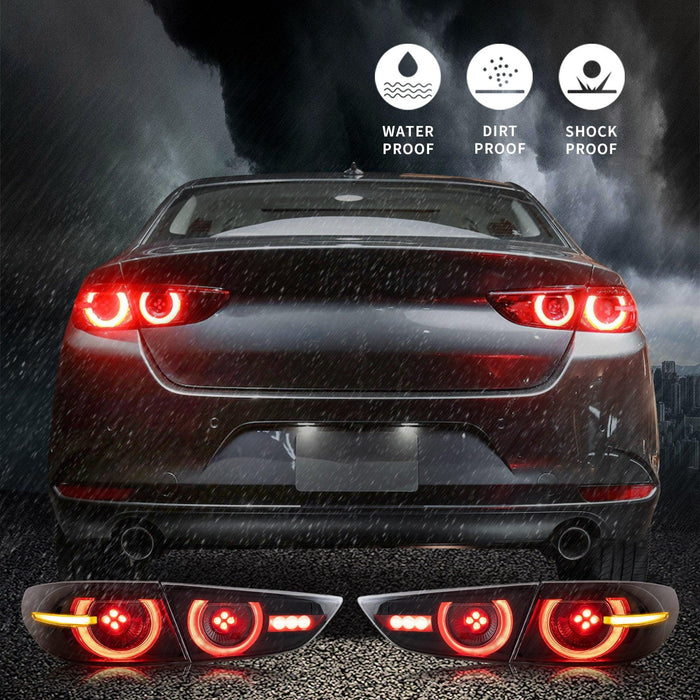 VLAND LED Tail Lights For Mazda 3 Axela Sedan 2019-2021 - VLAND VIP