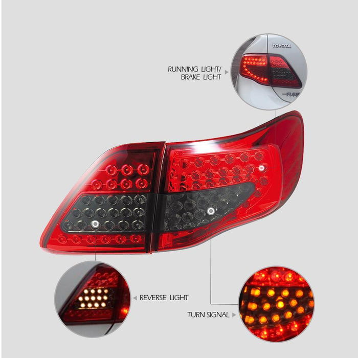 VLAND LED Tail Lights For Toyota Corolla 2009-2010 - VLAND VIP
