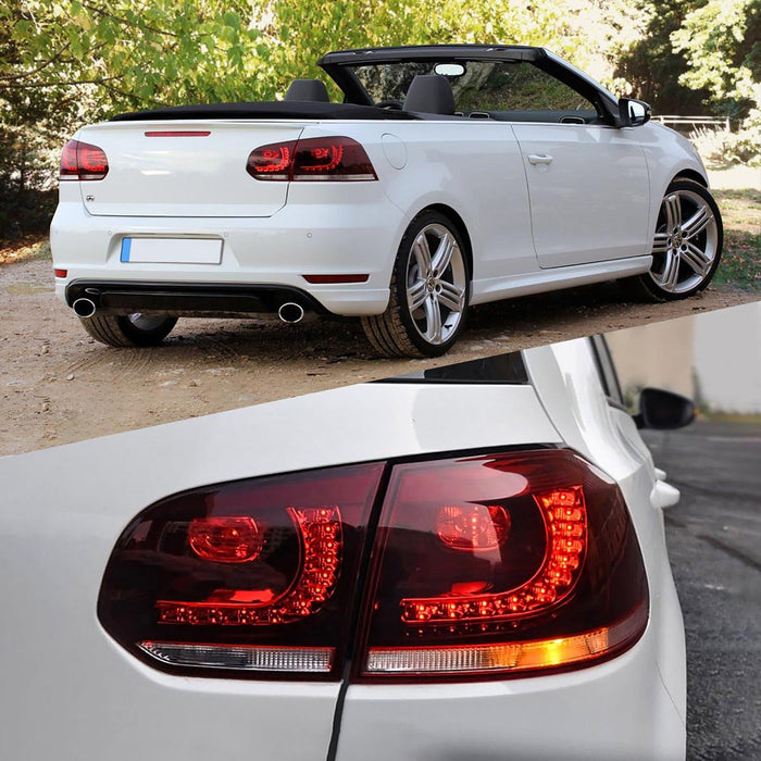 VLAND LED Tail lights For Volkswagen (VW) Golf 6 MK6 (TSI GTI R TDI GTD LPG) 2008-2014 With Sequential indicators - VLAND VIP