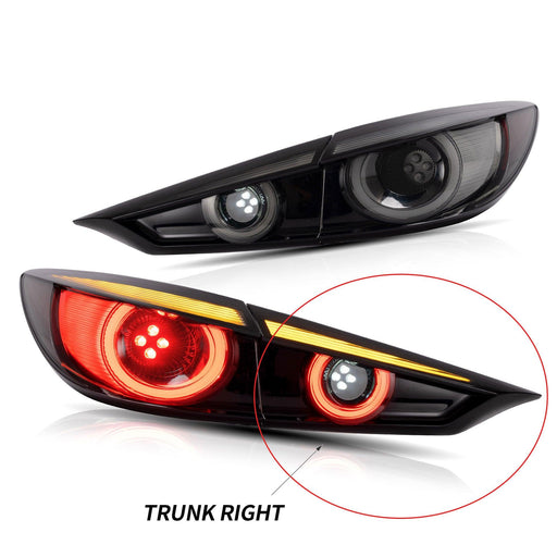 VLAND LED Tail Lights (Only Trunk Right) For Mazda 3 Axela Sedan 2014-2018 - VLAND VIP