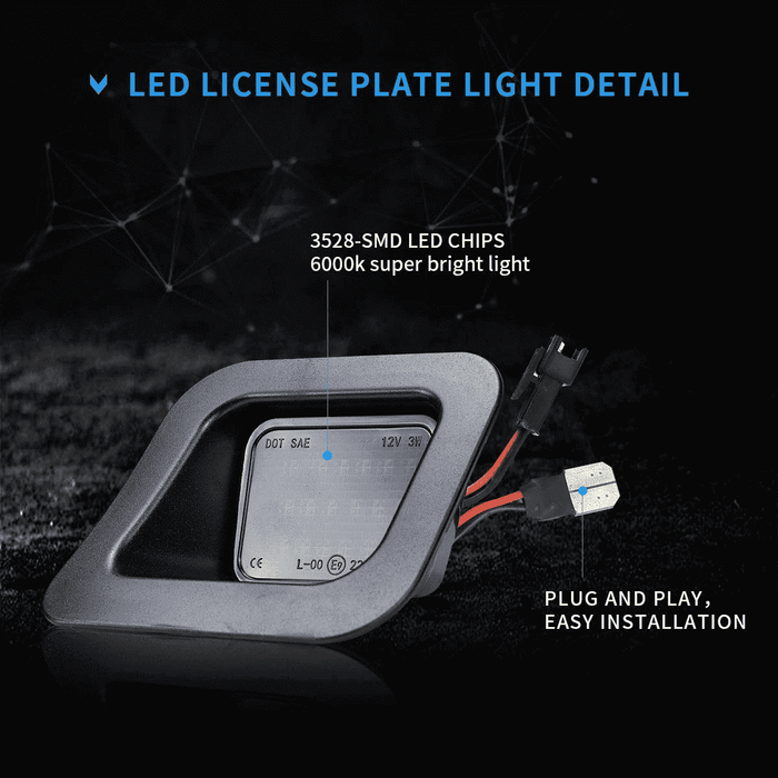 Dodge RAM License Plate Light