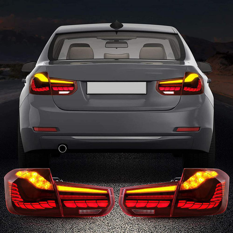 VLAND OLED Tail Lights For BMW 3-Series F30 F35 F80 M3 6th Gen Sedan ...