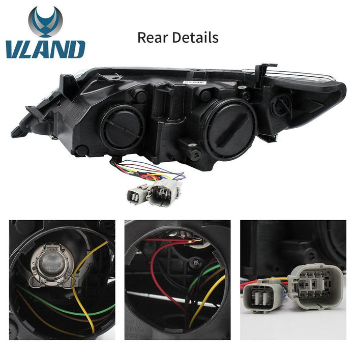 VLAND Projector Headlights For Toyota Camry 2012-2014.
