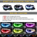 VLAND RGB Dual Beam Headlights For Chevrolet Camaro 5th Gen 2014 2015 - VLAND VIP