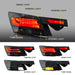 VLAND Tail Lights 4PCS For Honda Accord Inspire 8th Gen 4-Dr Sedan 2008-2013 - VLAND VIP